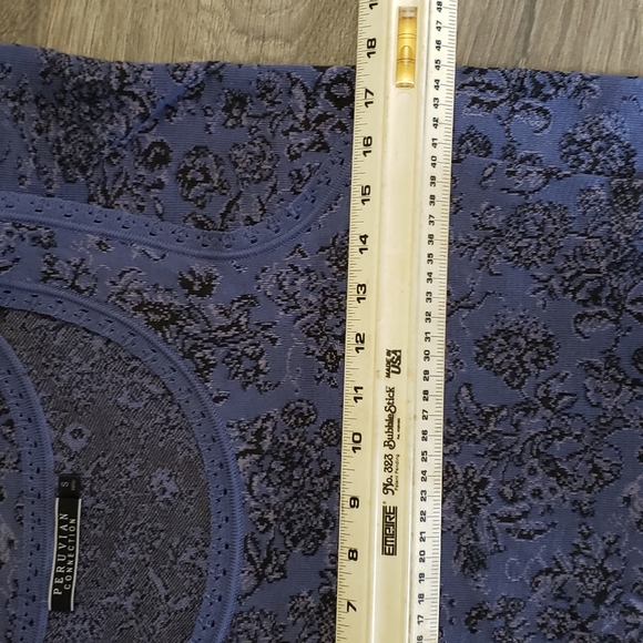 Peruvian Collection sheath knit midi blue dress - Picture 10 of 10